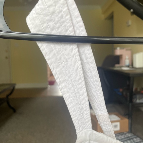 Sunday Best Martine Mini Dress White Cotton Poplin with Ruffles 🕊️ - Picture 13 of 13